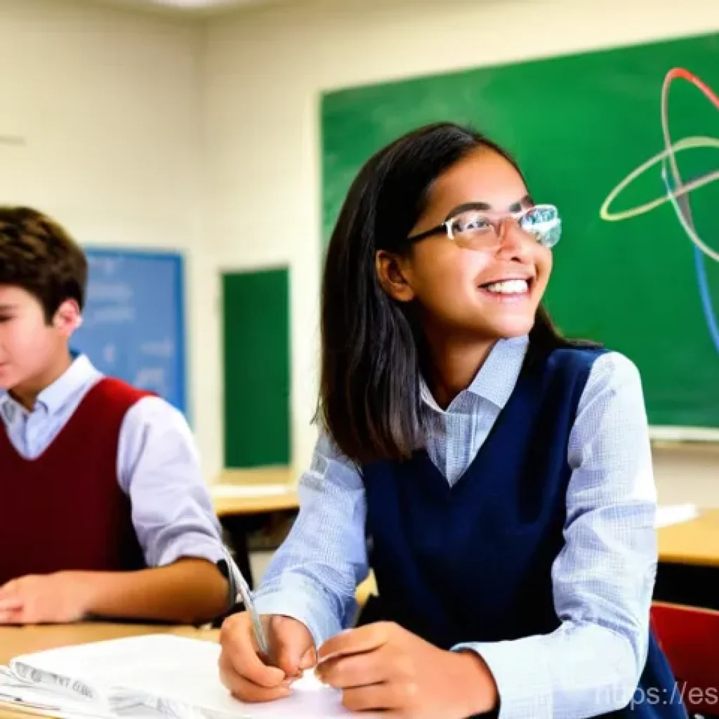 물리학 교수로서의 역할과 책임 - **Prompt 1: Sparking Curiosity in a Modern Physics Classroom**
    "A vibrant, brightly lit classroo...